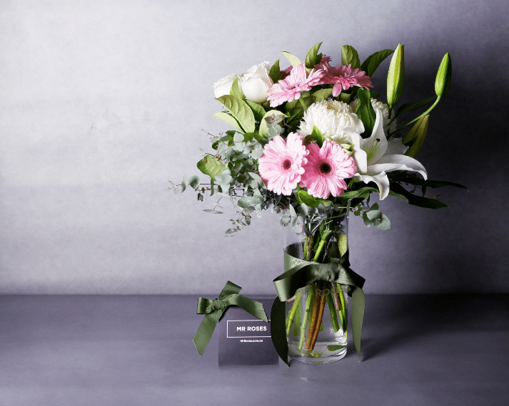 gerberas in oh my darling floral arrangement