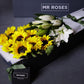 Sunflowers & White Lilies