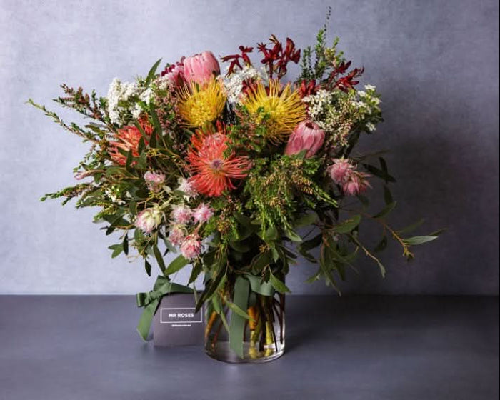 Australian Natives Flora Flower Bouquets with Vase