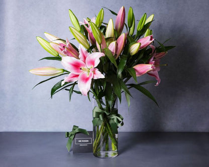 Fragrant Pink Lilies