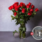 Mother's Day Flowers - Red Roses & Luxe Bath Gift Set