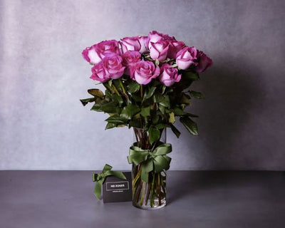 Long Stemmed Purple Roses