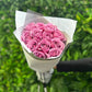 purple roses bouquet