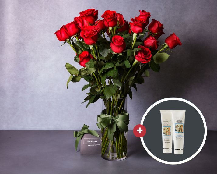 Red Roses, Pure Baby Wash & Moisture Cream