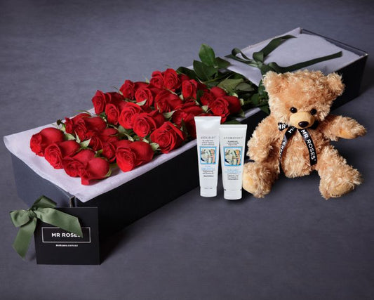 Red Roses & Baby Bundle