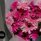 pink is my signature colour bouquet customer photo