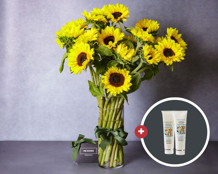 Sunflowers, Pure Baby Wash & Moisture Cream