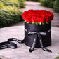 Valentine's Day Flowers - Fresh Red Rose Hat Box