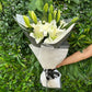 Fragrant White Lilies Bouquet