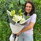 Fragrant White Lilies Bouquet