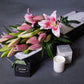 Lilies & Scented Candle