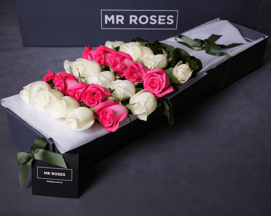 Mr Roses Logo Mixed Coloured Roses – Mr Roses