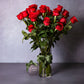 red roses long stemmed