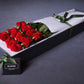 Valentine's Day Dozen Gift Box - Red Roses - 12 Long Stems