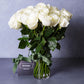 Medium Stemmed White Cream Roses