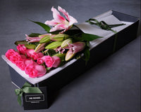 Mother's Day Flowers - Pink Lilies & Pink Roses