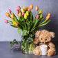 Tulips & Teddy Bear