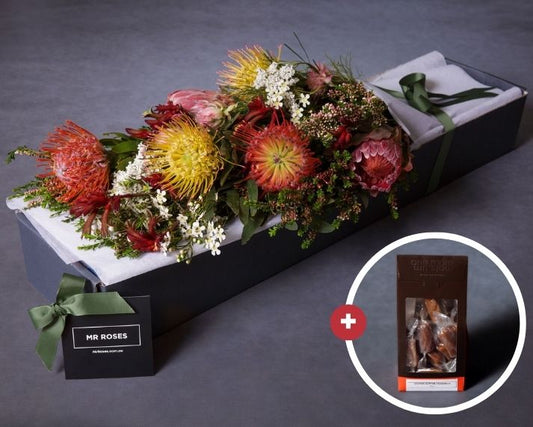 Mother's Day Flowers - Australian Natives Wildflowers & Salted Butter Caramels