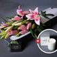 Mother's Day Flowers - Pink Lilies & Mr Roses Rose Scented Candle